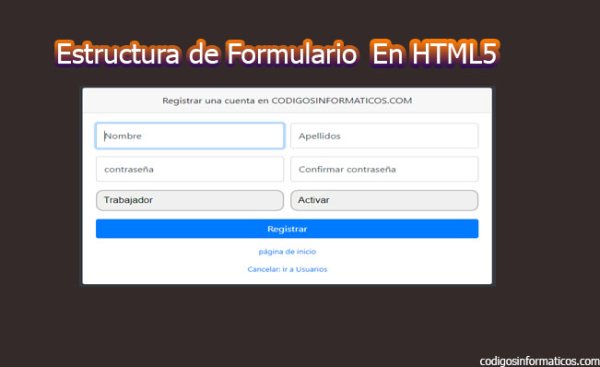 Formularios básicos en HTML | codigos informaticos