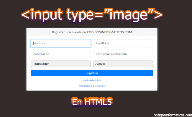 input type image en html