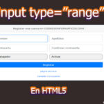 input type=”range”
