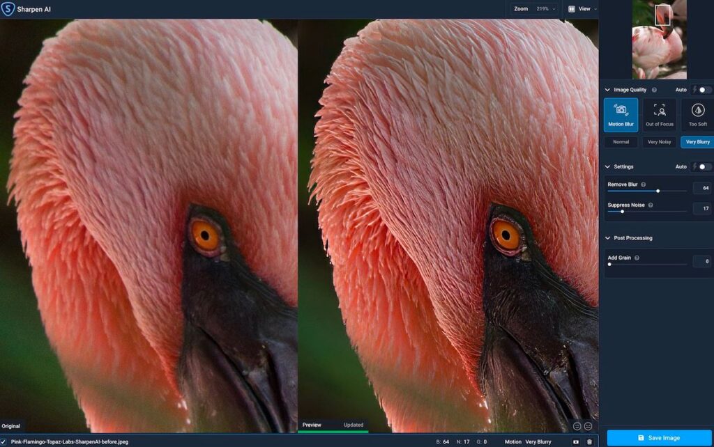 como hacer nítida una imagen borrosa