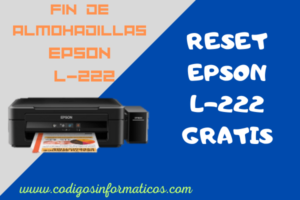 como resetear una impresora epson L222