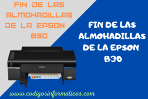 como resetear la impresora Epson B30