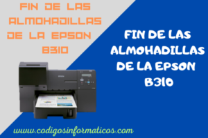 como resetear la impresora Epson B310
