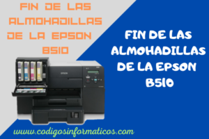 como resetear la impresora Epson B510