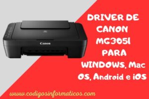 Descargar Driver de Canon MG3051