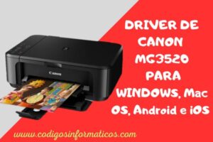 Descargar Driver de Canon MG3520