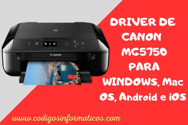 Descargar Driver de Canon MG5750