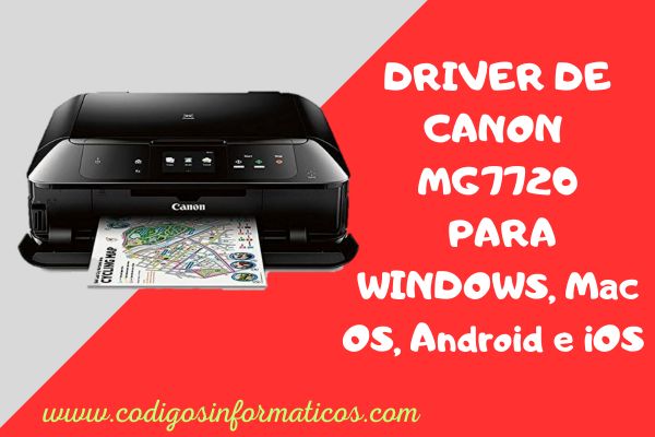 Descargar Driver de Canon MG7720