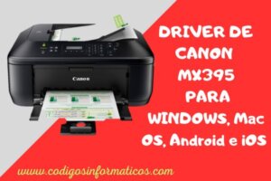 Descargar Driver de Canon MX395
