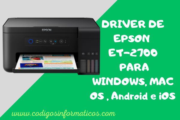 Descargar Driver Epson ET-2700