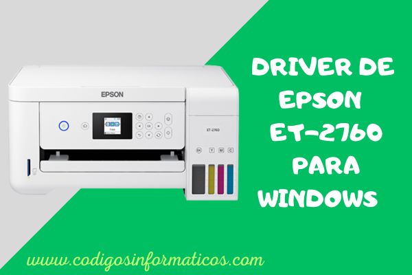 Descargar Driver Epson ET-2760