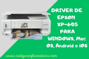 Descargar Controlador Epson XP-605