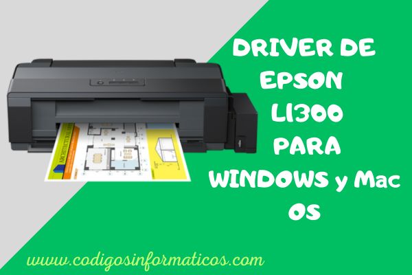 Drivers Epson L1300