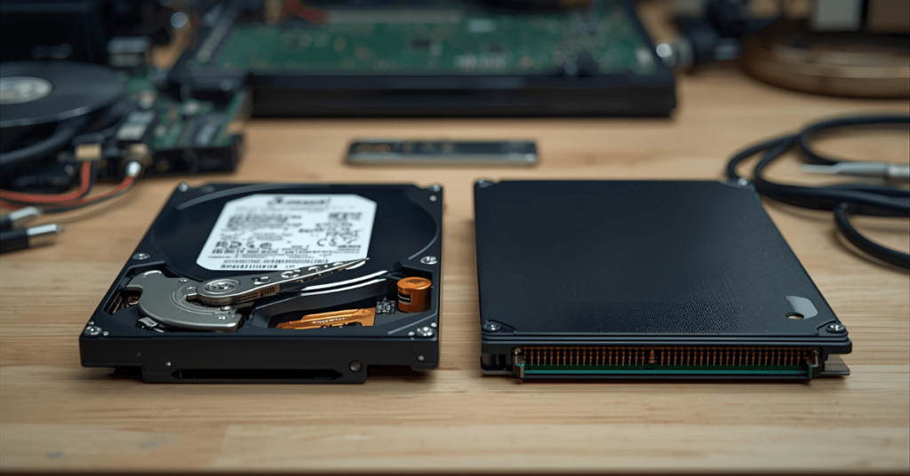 Comparativa entre disco duro HDD y SSD