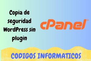 Copia de seguridad WordPress sin plugin