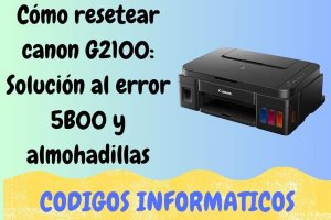 resetear canon G2100