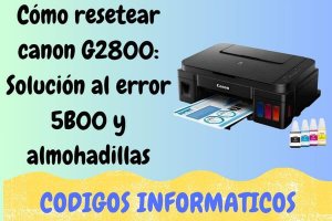 resetear canon G2800