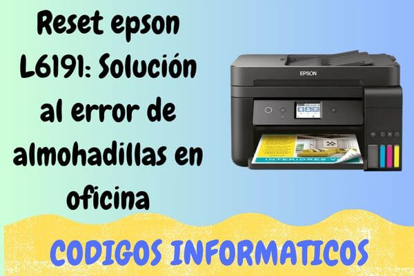 Reset epson L6191