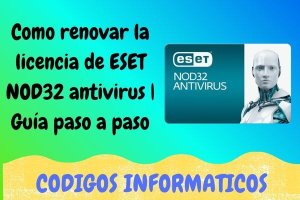 como renovar licencia de antivirus eset nod32