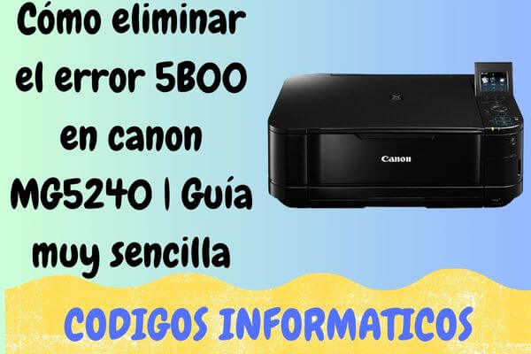 reset canon MG5240