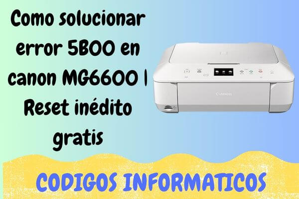 reset canon mg6600
