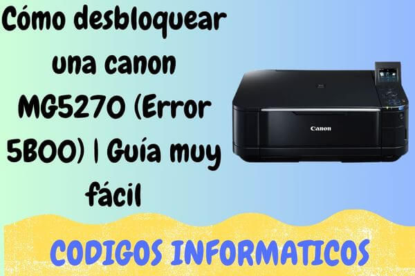 reset canon MG5270