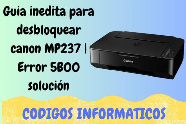 reset canon mp237
