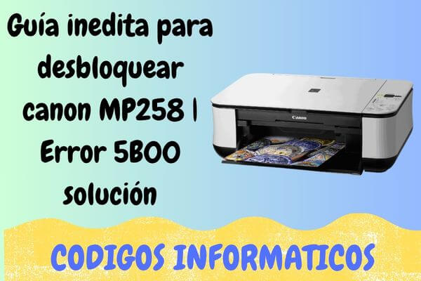 reset canon mp258