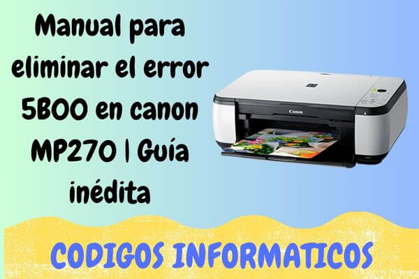 reset canon mp270