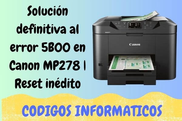reset canon mp278