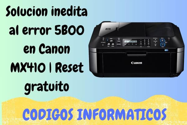 reset canon mx410