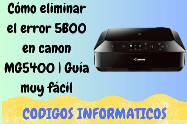 reset canon mg5400
