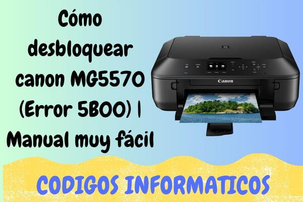 reset canon mg5570