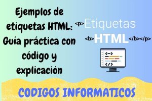 ejemplos de etiqueta html